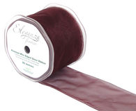 70mm x 20m Burgundy - Ribbons